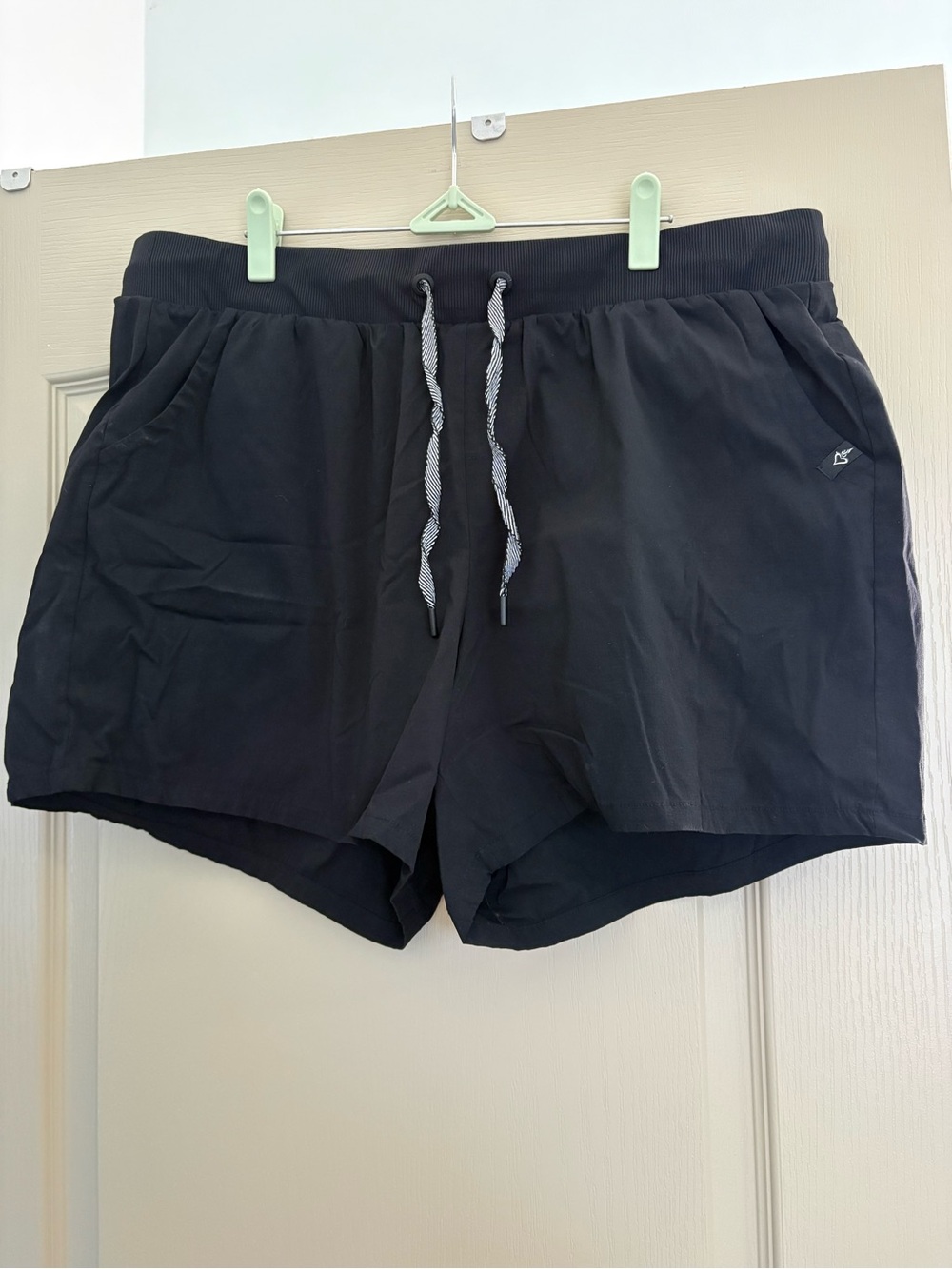 torrid Black Athletic Drawstring Shorts